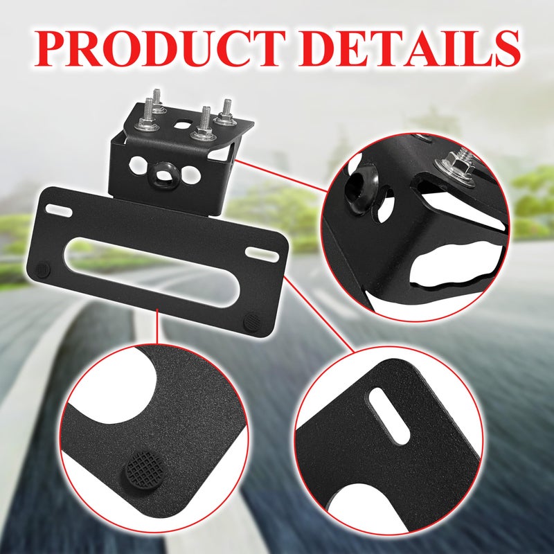 GREATUS VM-KZ10 Fender Eliminator Kit, License Plate Bracket Compatible with 2015-2023 Kawasaki Z125 Z125 Pro - Image 5